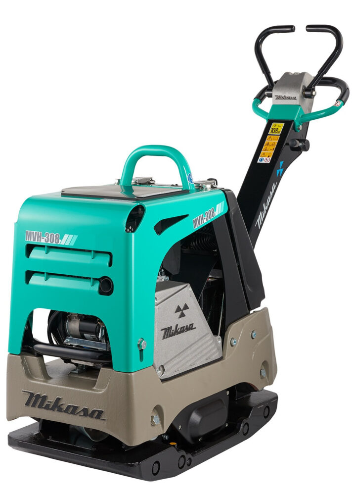 Rewersyjne zagęszczarki Mikasa (np. MVH-308) – przewagi w pracy na podsypkach i przy kostce brukowej